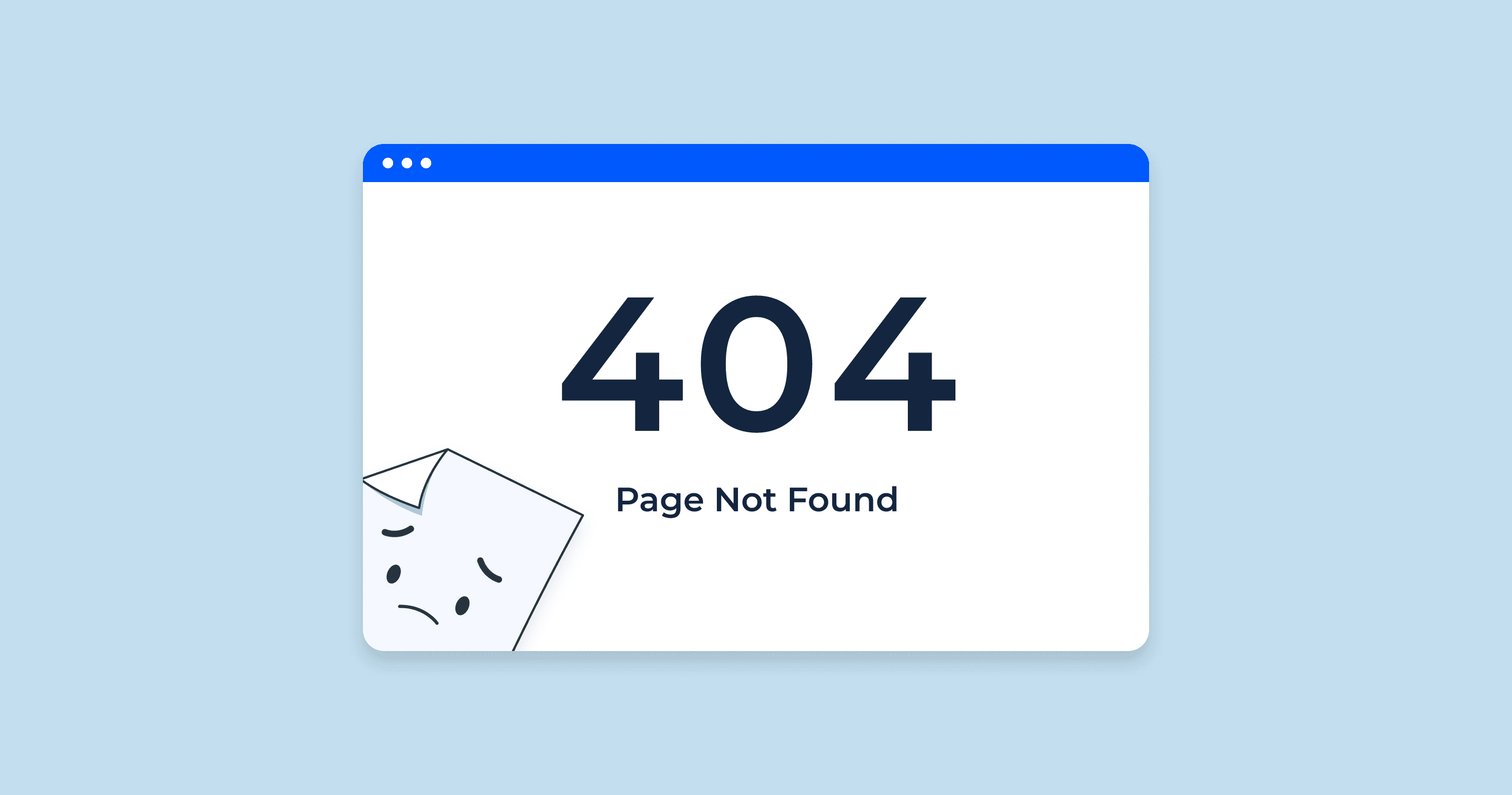 Error page